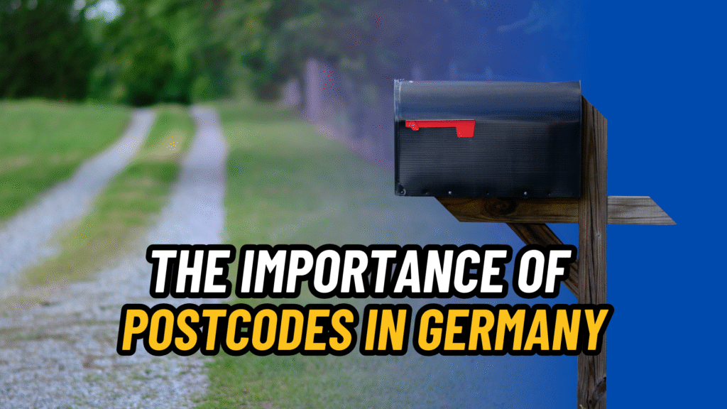 why postal code is important in Germany